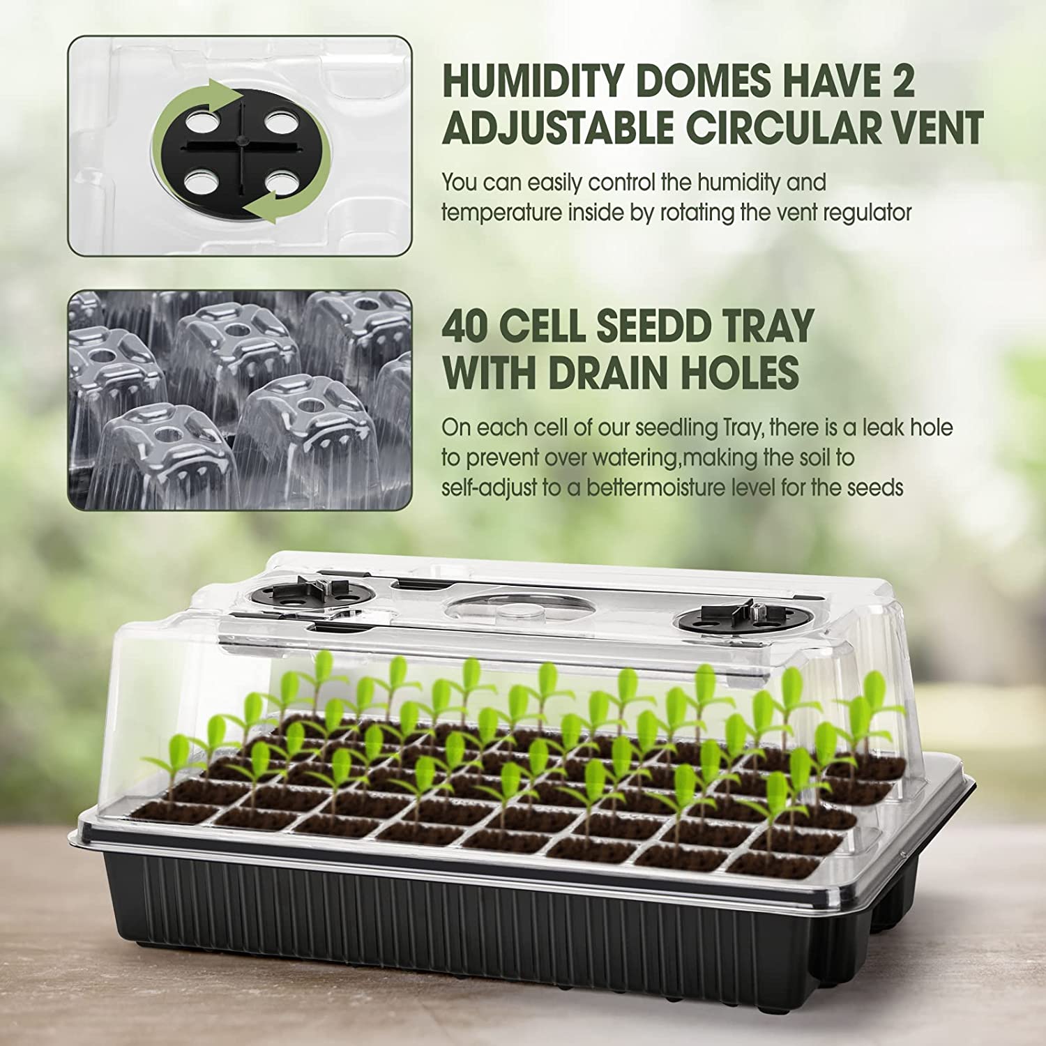 【베스트】1세트, 긴 스트립형 성장등 2개가 포함된 씨 - Humidity Dome Kit 리뷰 및 가격