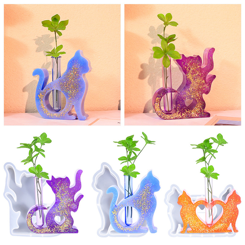 고양이 모양의 수지 금형 꽃병 식물 스테이션 용 실리콘 - Propagation Station Vase 리뷰 및 가격