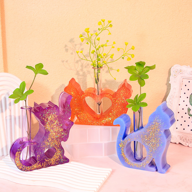 고양이 모양의 수지 금형 꽃병 식물 스테이션 용 실리콘 - Propagation Station Vase 리뷰 및 가격