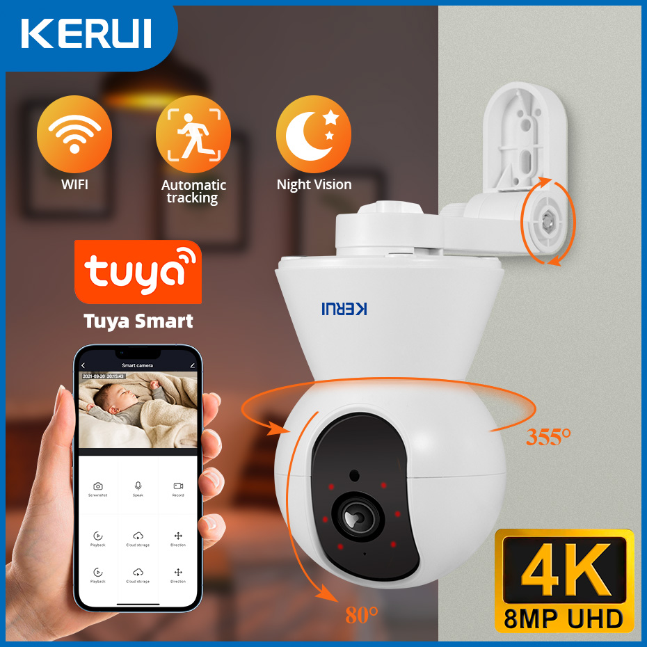 KERUI 실내 4K HD 투야 스마트 와이파이 IP  - Eufy Camera E220 리뷰 및 가격